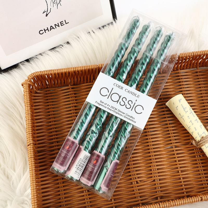 4pcs European-style Long-pole  - Unity Candle Set 评论和价格