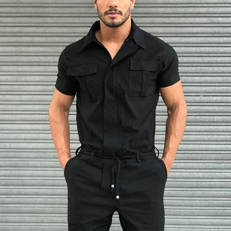 Men's Overalls Casual Streetwe - Wedding Job 评论和价格