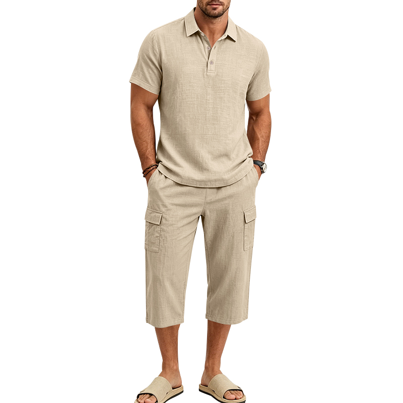 Men's Linen Breathable Loose P - Wedding Job 评论和价格