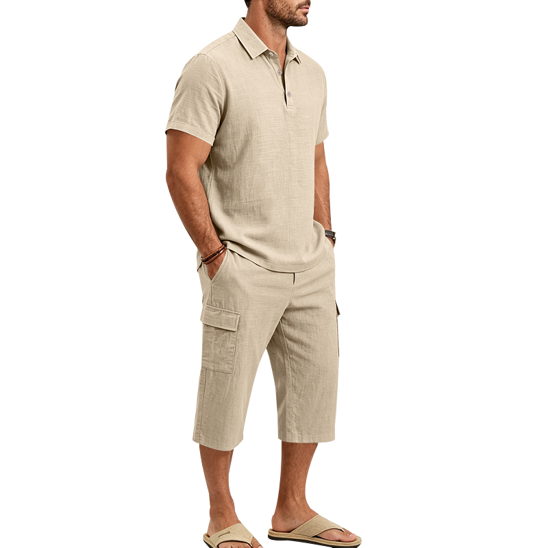 Men's Linen Breathable Loose P - Wedding Job 评论和价格