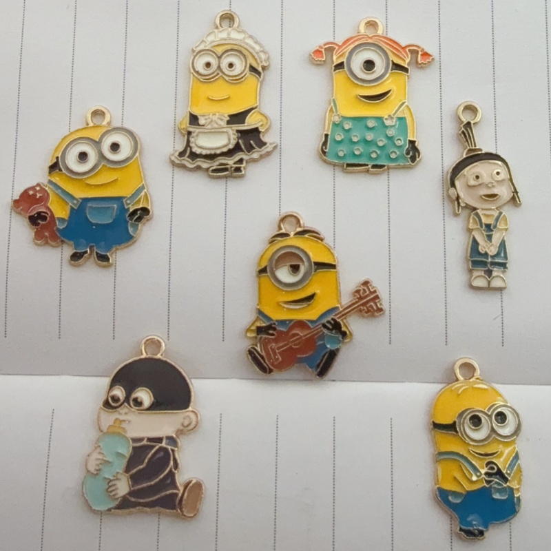 10pcs alloy drip oil cartoon p - Wedding Yes 评论和价格