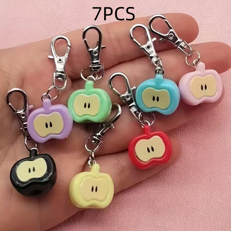 7pcs resin simulated Apple key - Wedding Yes 评论和价格
