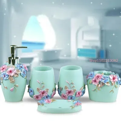 Bathroom Accessories Five-piec - Wedding Bathroom Supply Kit 评论和价格