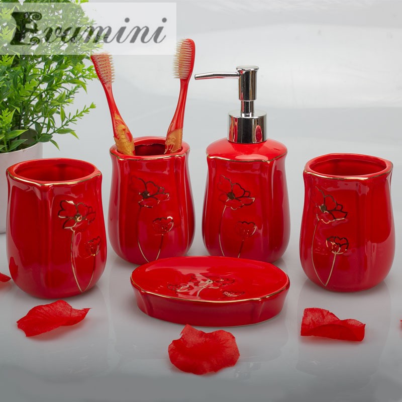 Wedding Gift for Bathroom/Red  - Wedding Bathroom Supply Kit 评论和价格