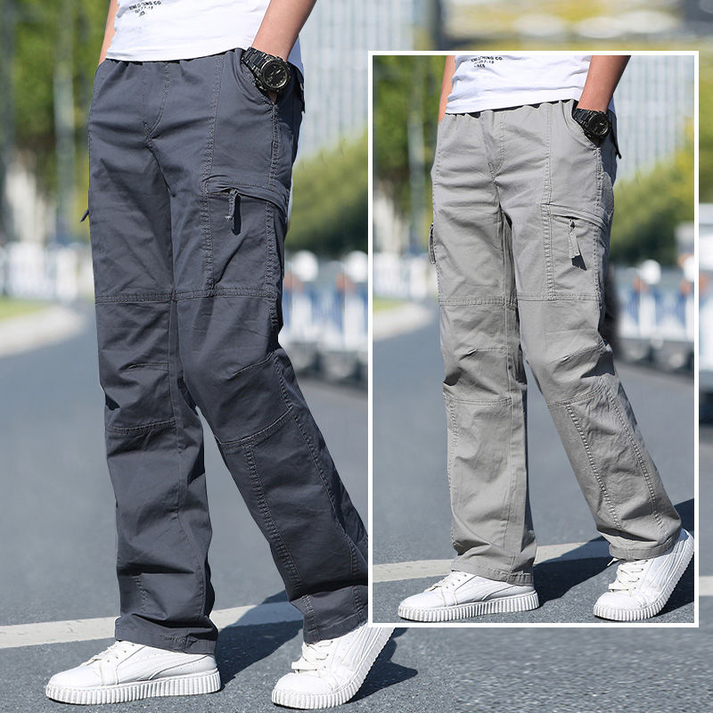 Cotton Cargo Trousers Men Work - Wedding Job 评论和价格