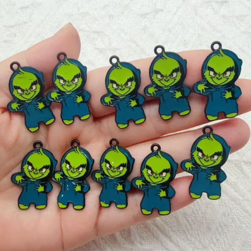 10pcs alloy drip oil cartoon C - Wedding Yes 评论和价格