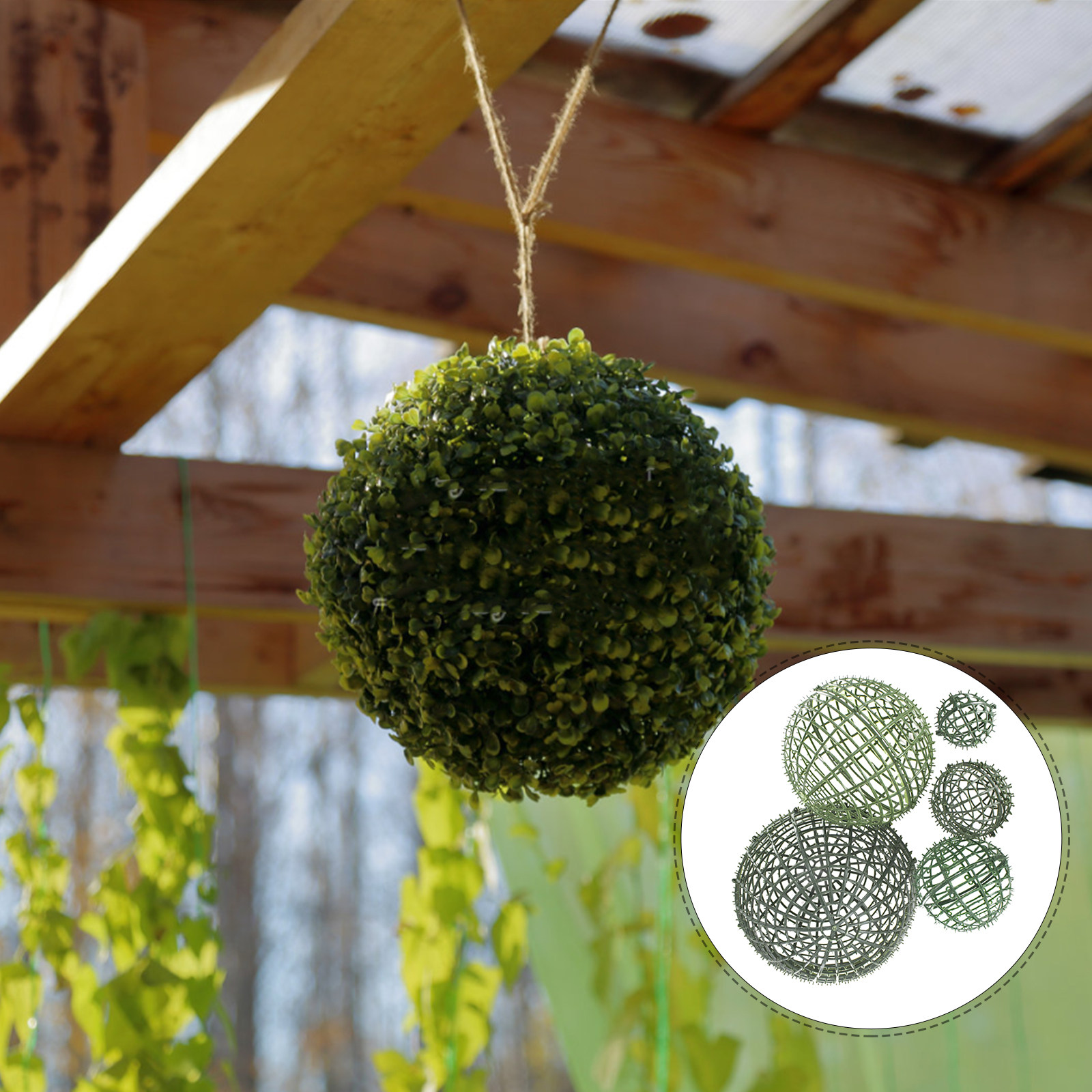 5Pcs Decorative Flower Ball Fr - Wedding Support 评论和价格