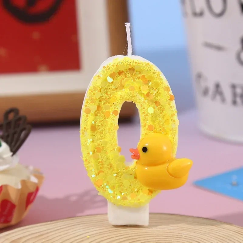 3D Mini Yellow Ducks Theme  Ca - Unity Candle Set 评论和价格